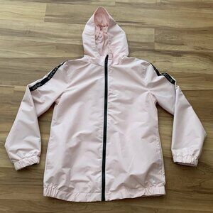 Spyder Light Pink Jacket Wind Breaker Logo Zip Women’s Medium